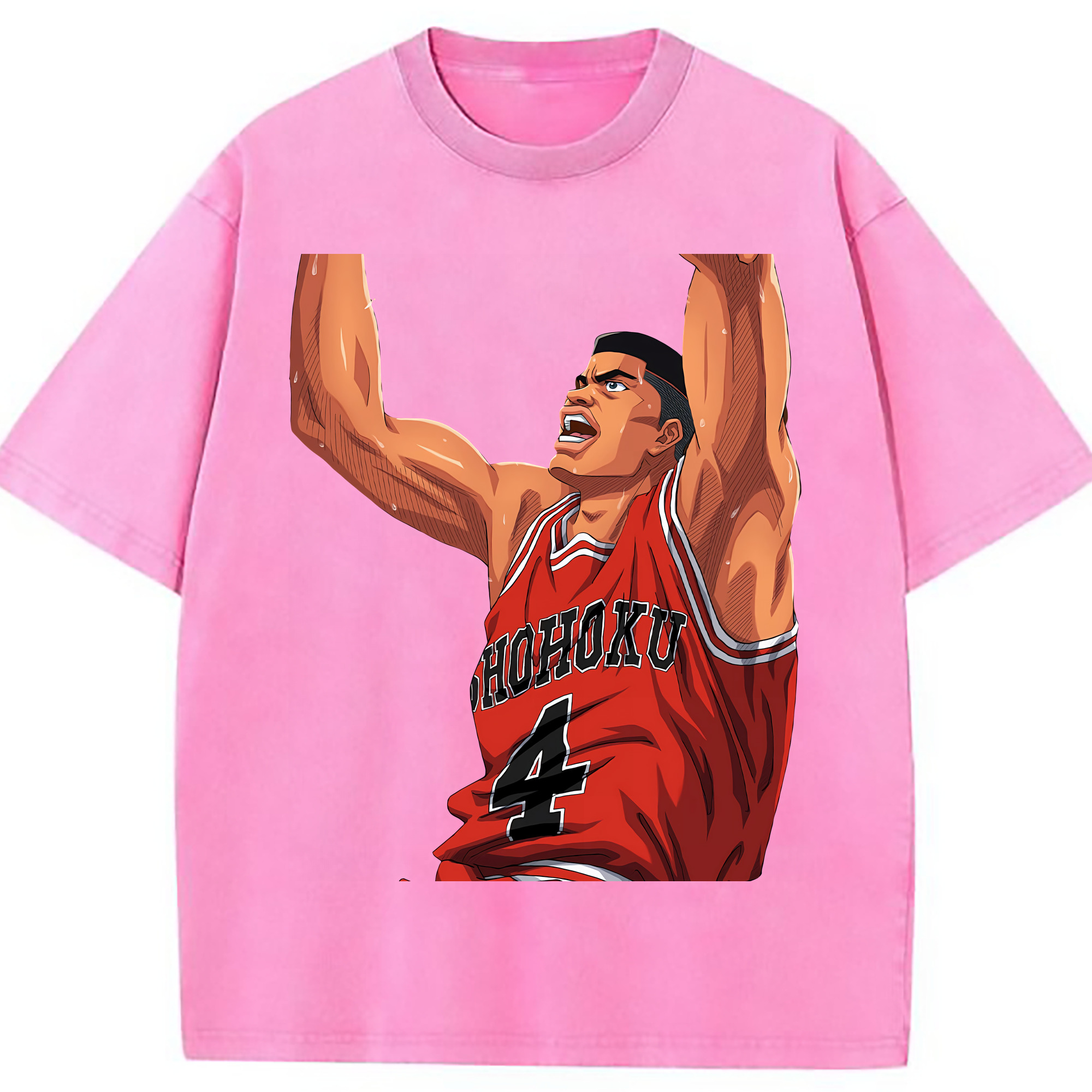 （画像用） SLAM DUNK／スラムダンク 綿100% ヴィンテージ風 半袖Tシャツ（フロントプリント）